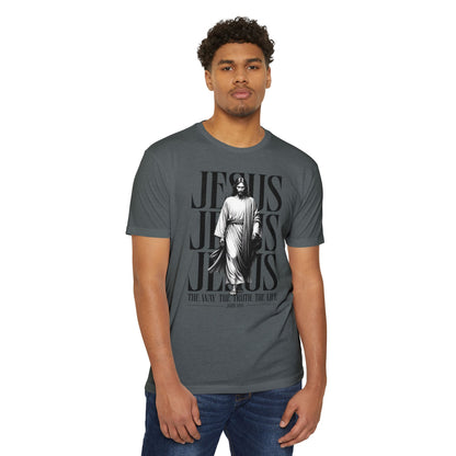 Jesus Graphic T‑Shirt — The Way The Truth The Life Faith Tee