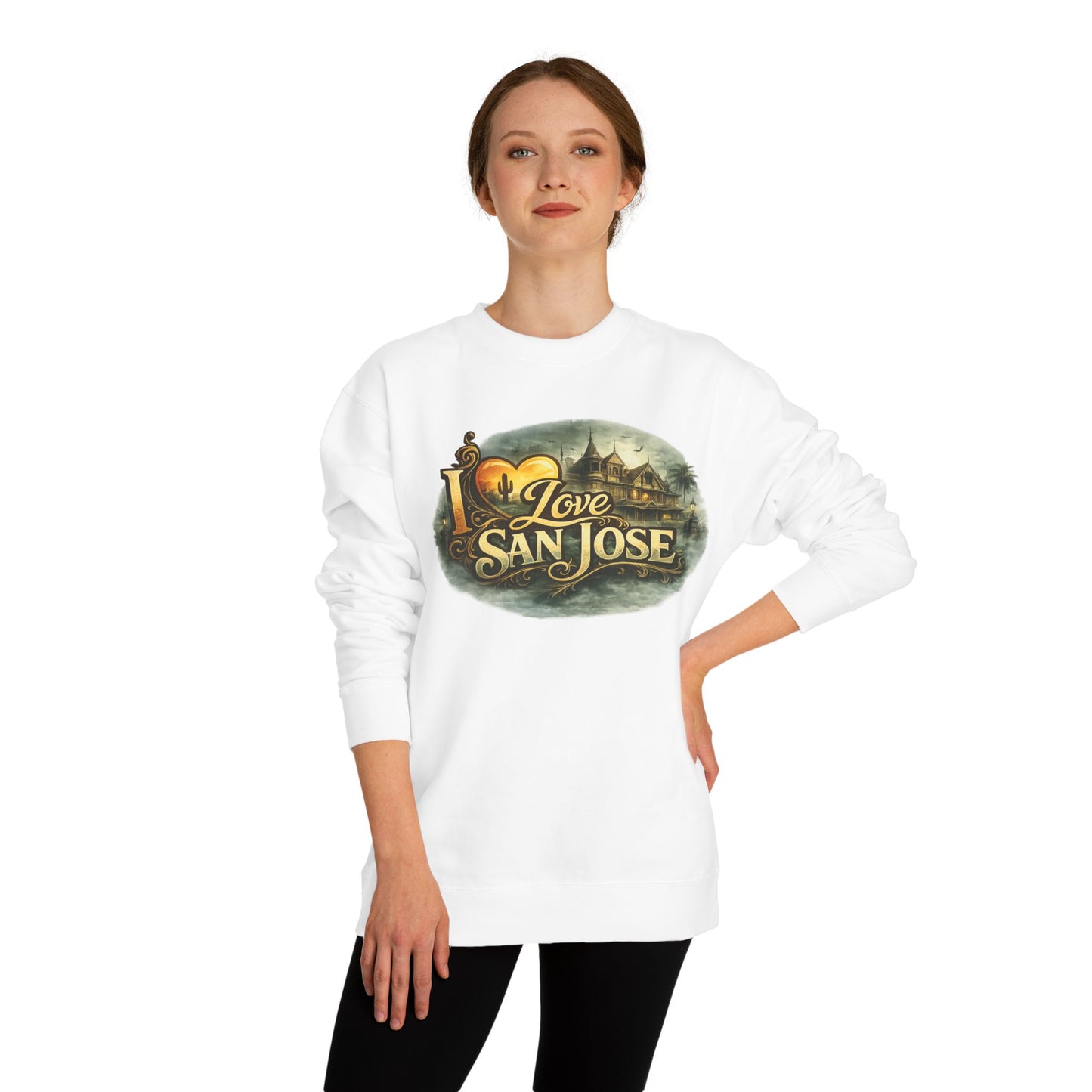 I Love San Jose Crewneck Sweatshirt