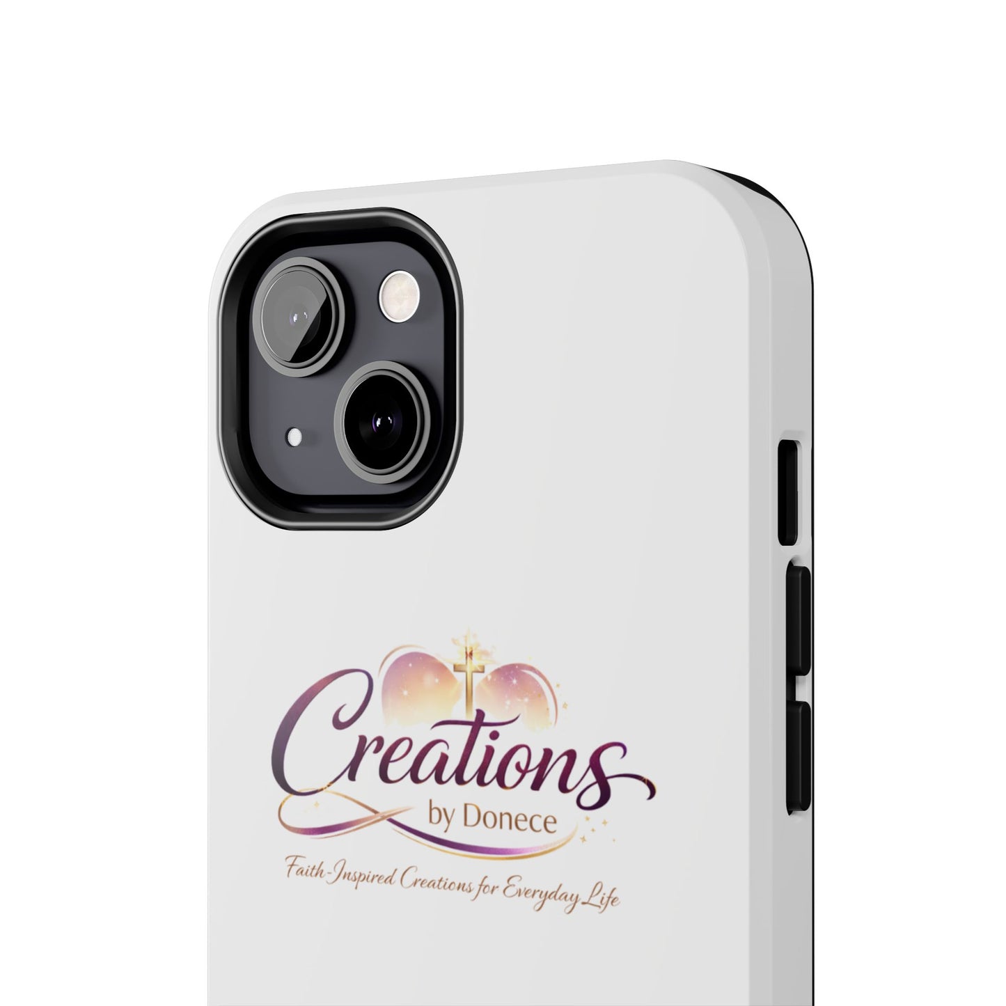 Tough Phone Case - "Creations by Donece" Logo Protective Cover