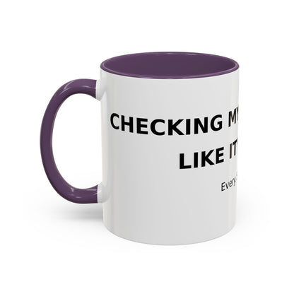 Coffee Mug – 'Monitoring My Blood Sugar Like It’s My Job. Every. Single. Day.'