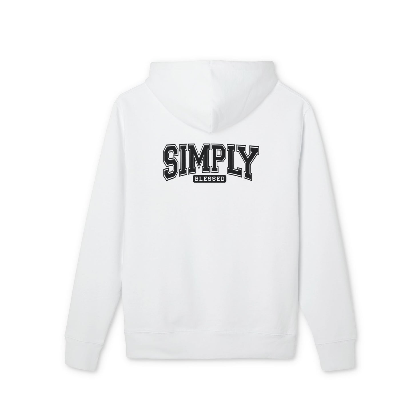 Simply Blessed Hoodie — Minimal Graphic Pullover