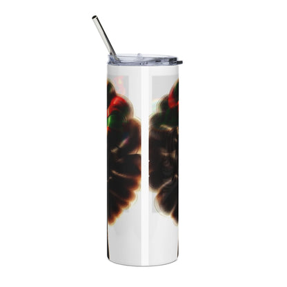 I Am Black History 20oz Stainless Tumbler — Afrocentric Empowerment Travel Cup
