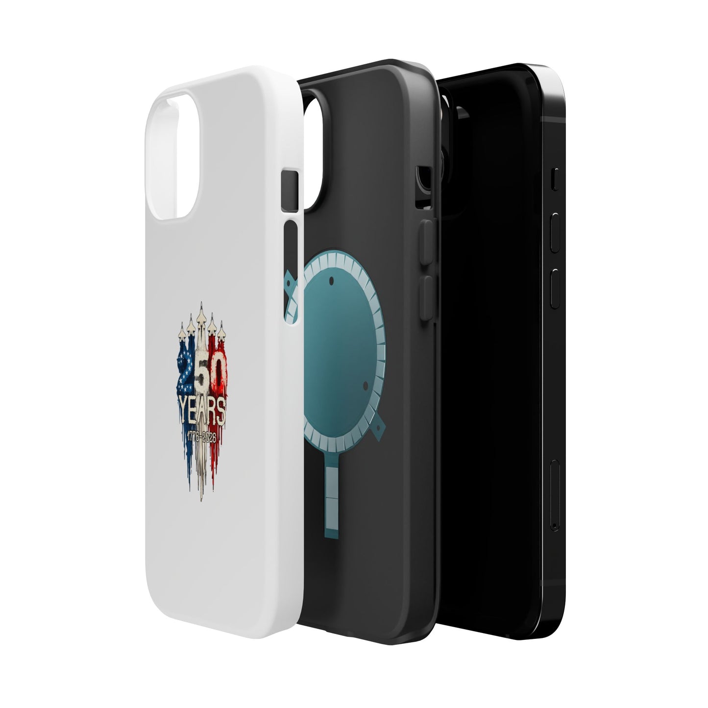 50 Years Patriotic iPhone Case — American Flag Anniversary Magnetic Impact-Resistant Case