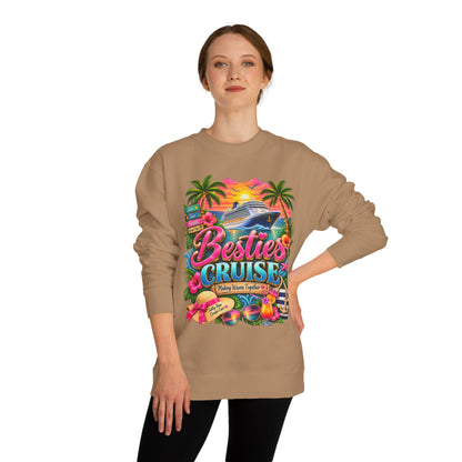 Besties Cruise Sweatshirt - Tropical Girls' Cruise Crewneck