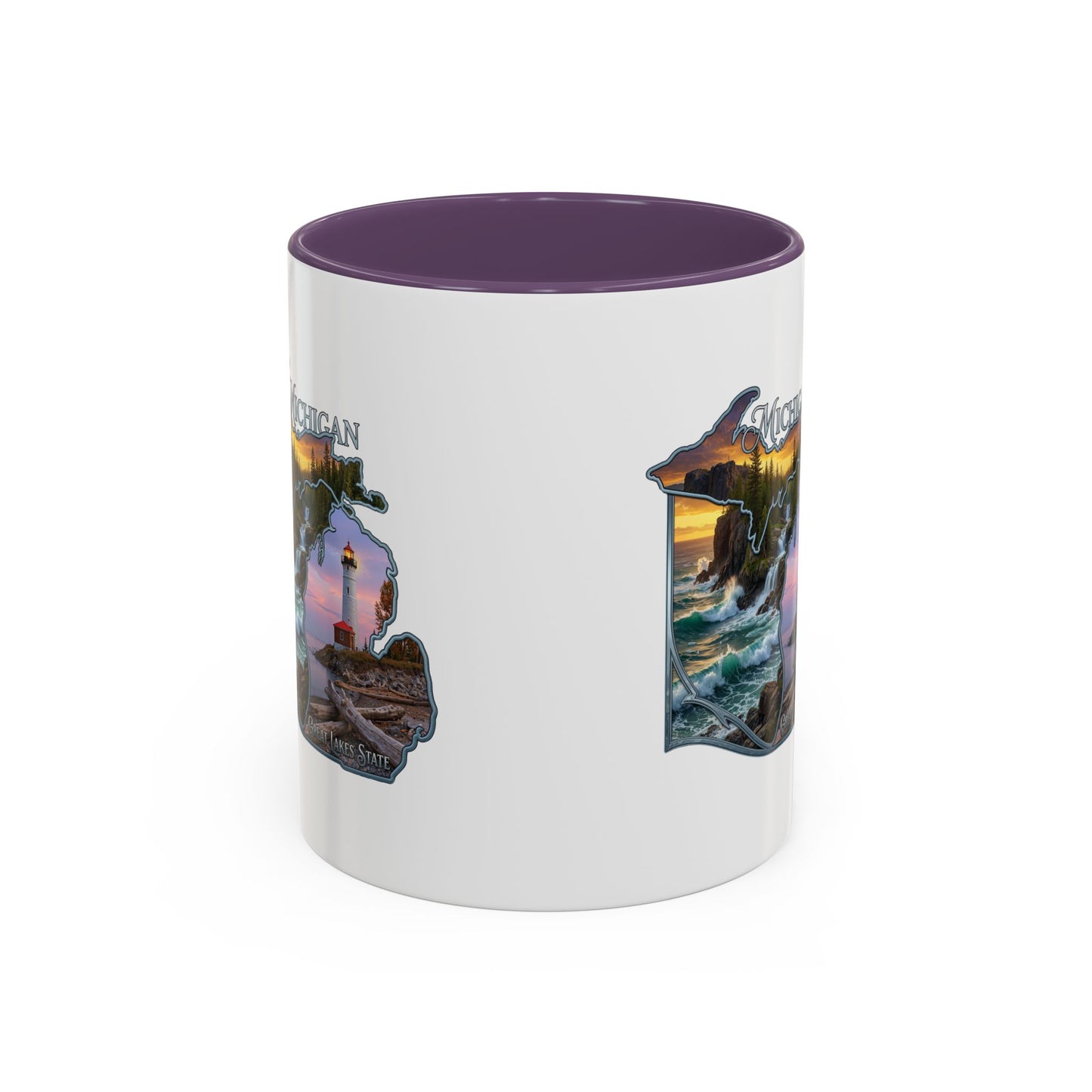 Michigan Lighthouse Coffee Mug — Scenic Great Lakes Accent Mug (11/15oz)