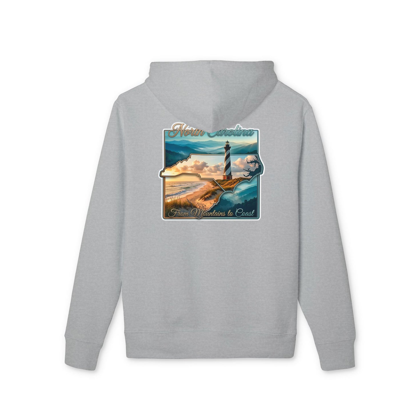 Coastal Lighthouse Hoodie — Oceanscape 'Where the Sea Beckons' Graphic