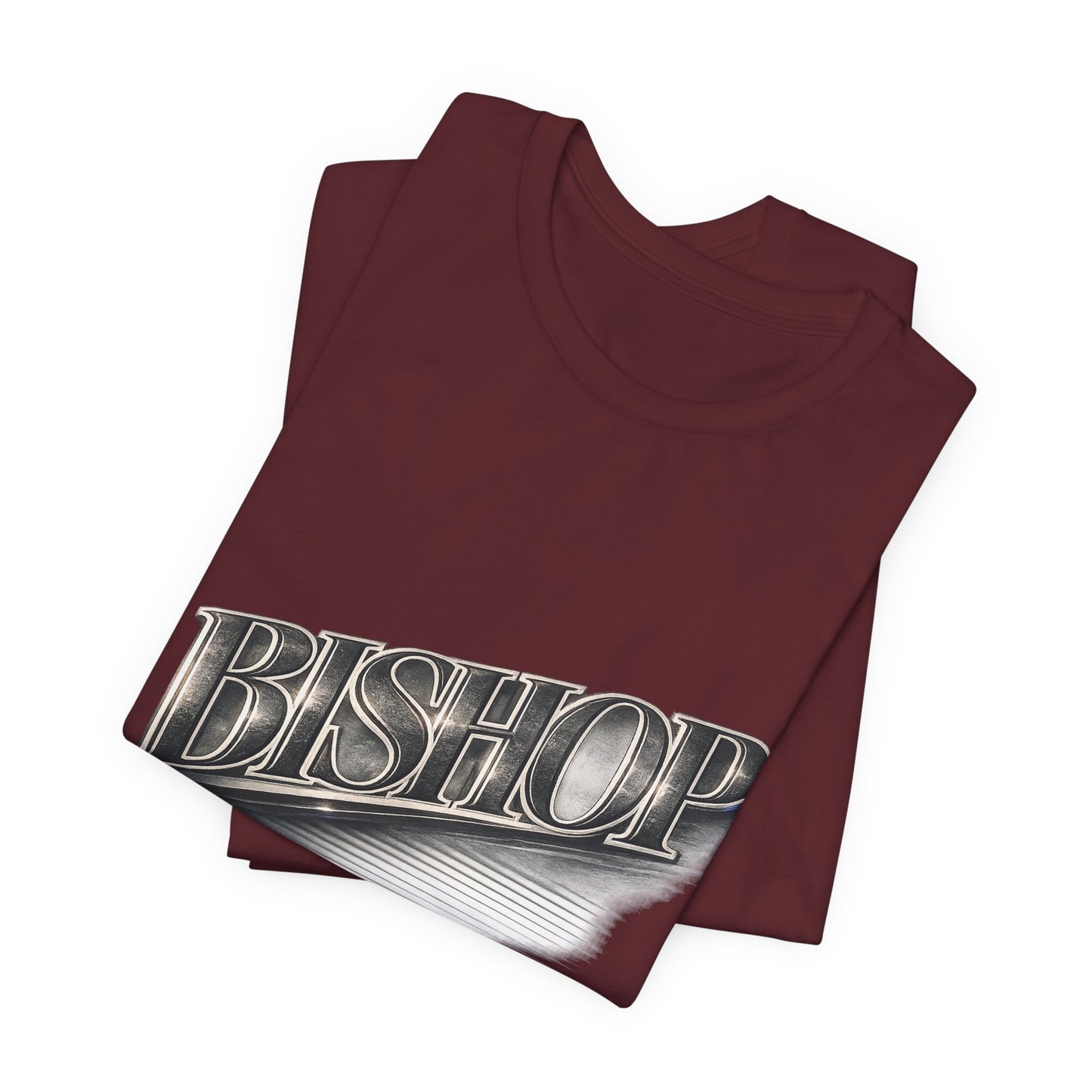 Bishop Retro Chrome Logo T‑Shirt