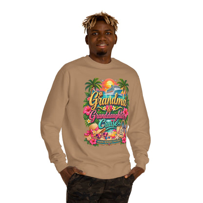 Grandma & Granddaughter Cruise Sweatshirt — Tropical Matching Trip Crewneck