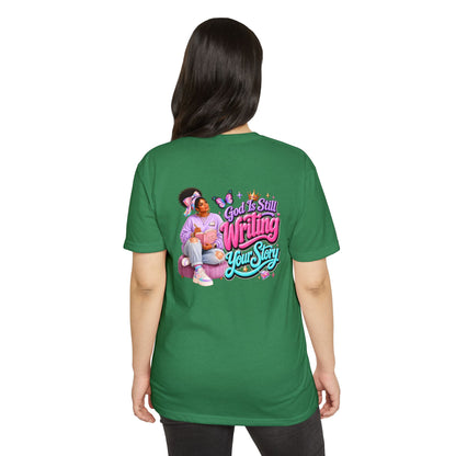 Inspirational T-Shirt — "God Is Still Writing Your Story" Inspirational Faith Graphic Tee
