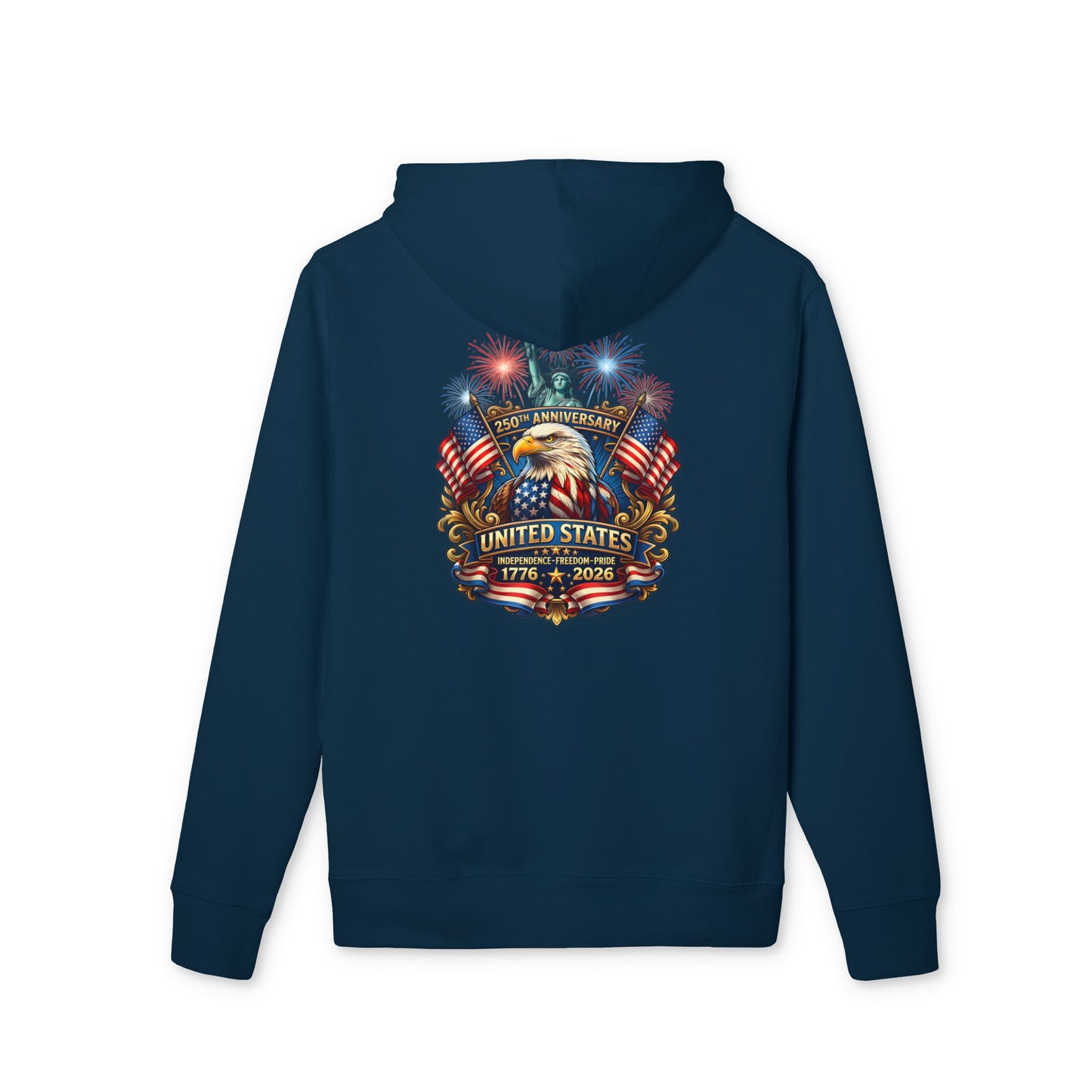 Patriotic Eagle Hoodie — United States 1776–2020 Memorial Design