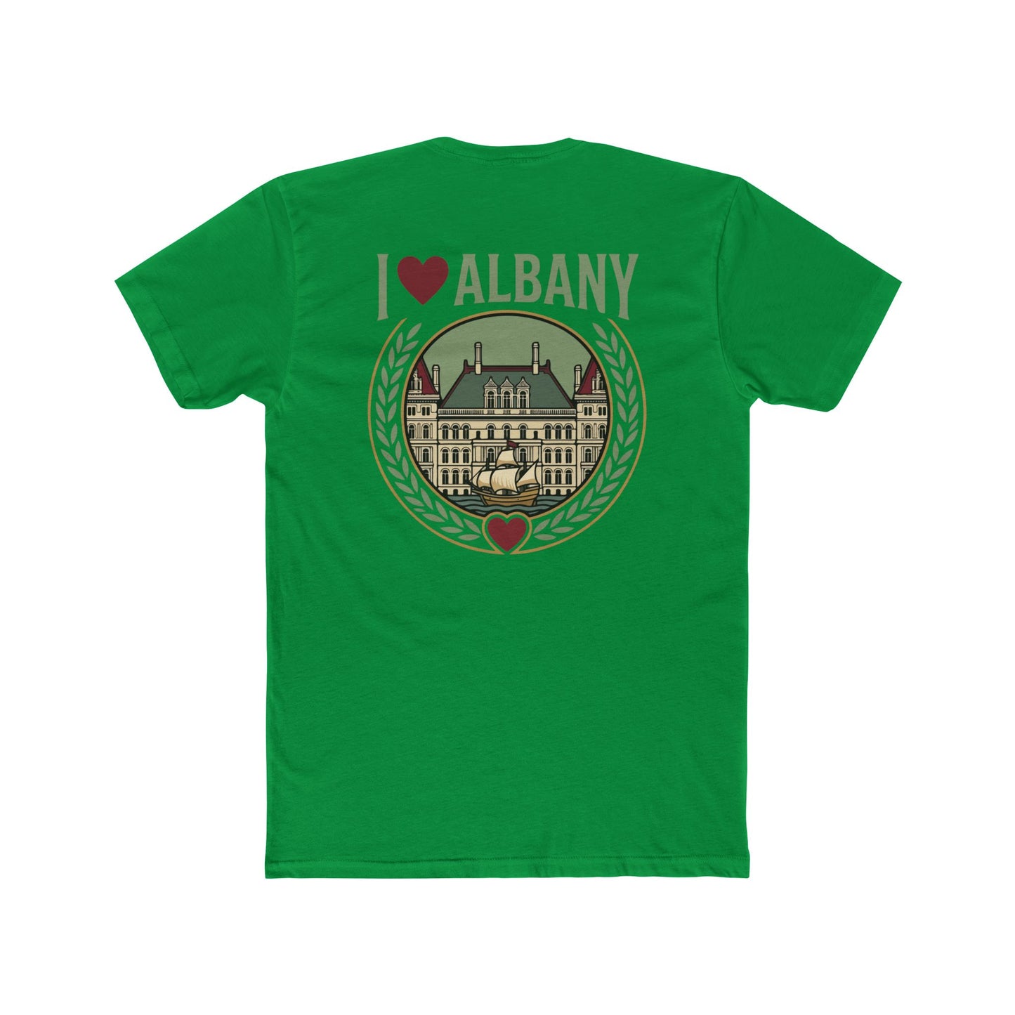 I  Albany T‑Shirt — Vintage Capitol Building City Pride Tee