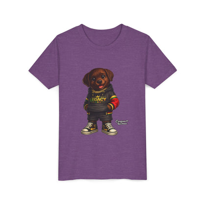 Youth Dog Tee — 'Legacy' Streetwear Puppy Graphic Shirt