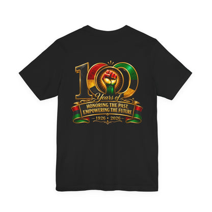 100 Years Anniversary Tee — "Honoring the Past, Empowering the Future" Centennial T-Shirt (1926–2026)