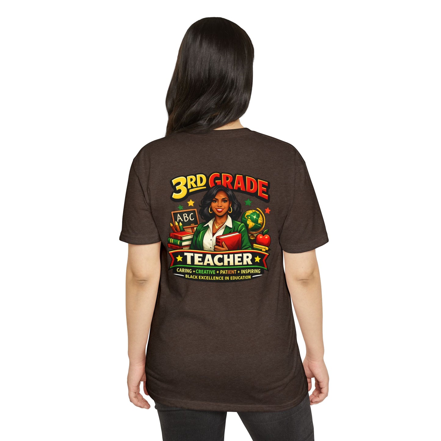 3rd Grade Teacher T‑Shirt – Black Excellence in Education Design