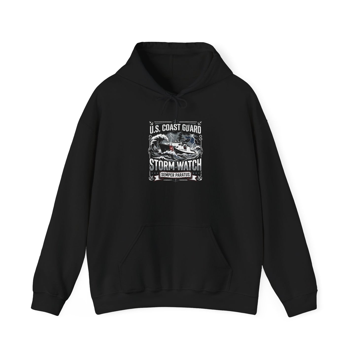 U.S. Coast Guard Storm Watch Semper Paratus Hoodie