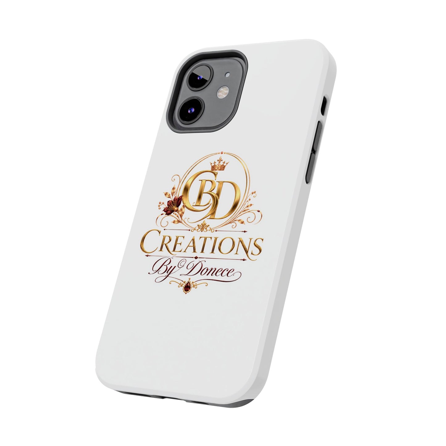 BD Creations By Donece Elegant Logo Tough Phone Case — Protective iPhone Cover