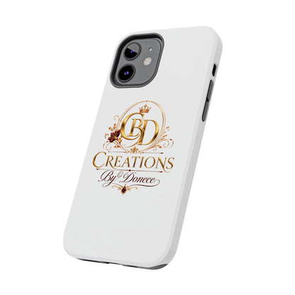 BD Creations By Donece Elegant Logo Tough Phone Case — Protective iPhone Cover