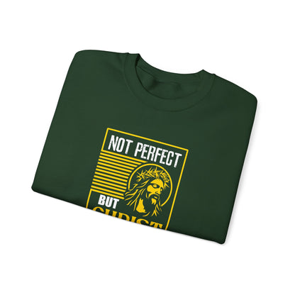 "Not Perfect But Christ Died For Me" Sweatshirt