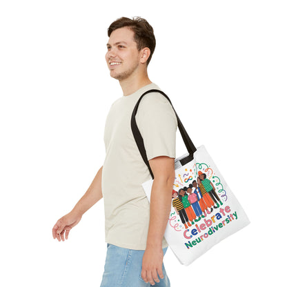 Celebrate Neurodiversity Tote Bag — Inclusive Pride Reusable Shopper