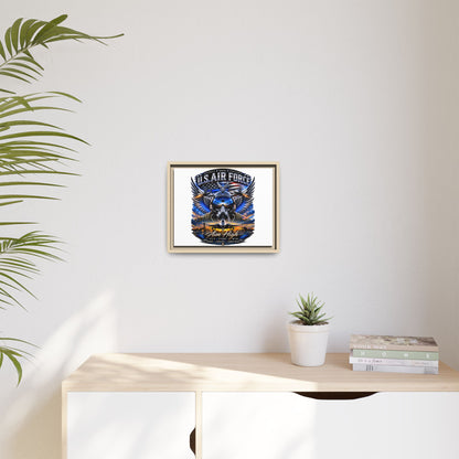 U.S. Air Force 'Aim High' Framed Canvas Print