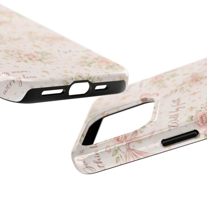 Walk By Faith Phone Case | Christian Floral iPhone Case