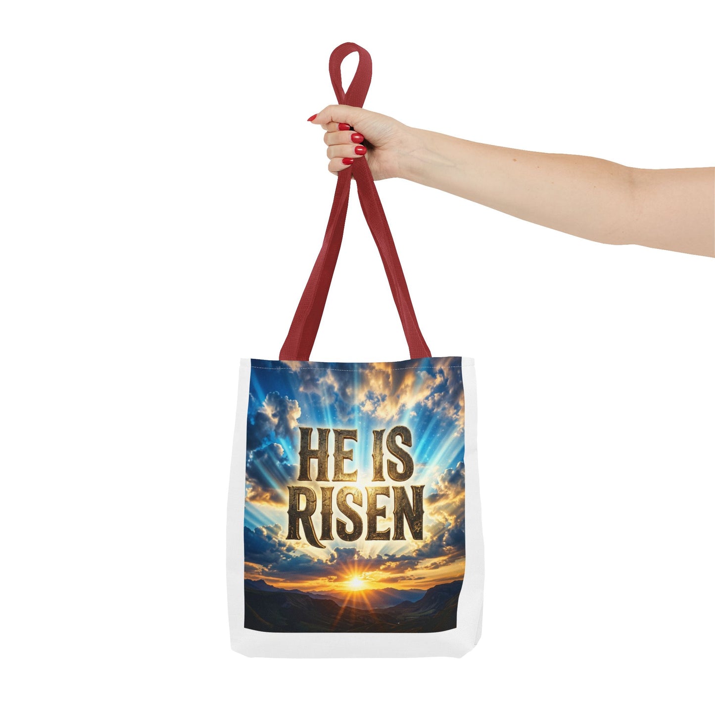 He Is Risen Sunrise Tote Bag
