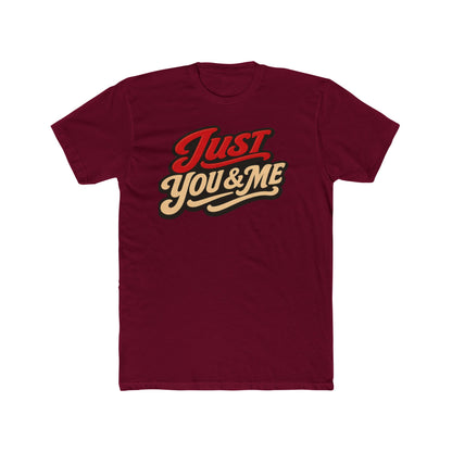 Just You & Me Graphic Tee — Retro Couples Love Shirt