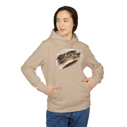 First Lady Brushstroke Hoodie — Elegant Script Pullover