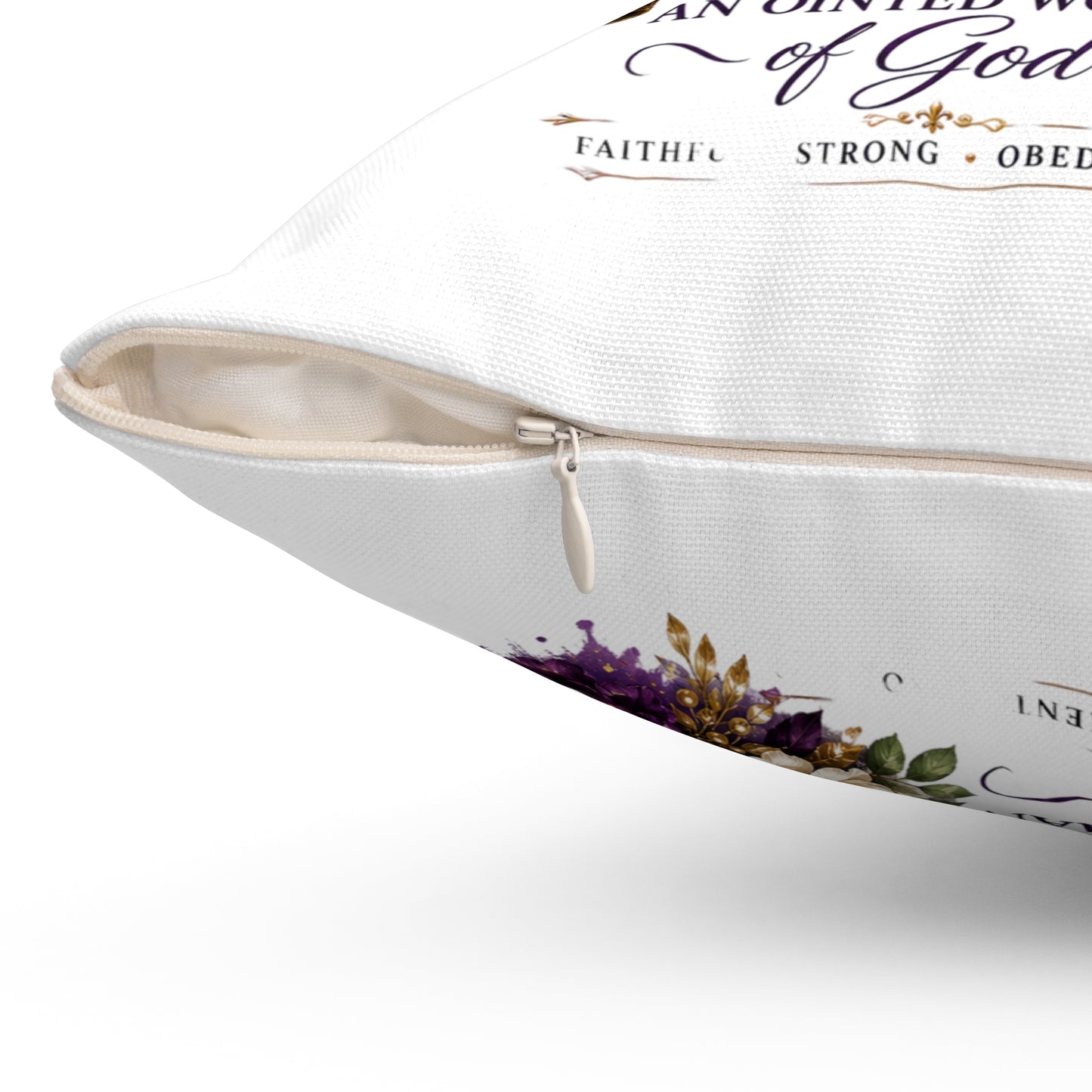 Christian Decorative Pillow — "Chosen to Encourage" Church Ladies Accent Pillow