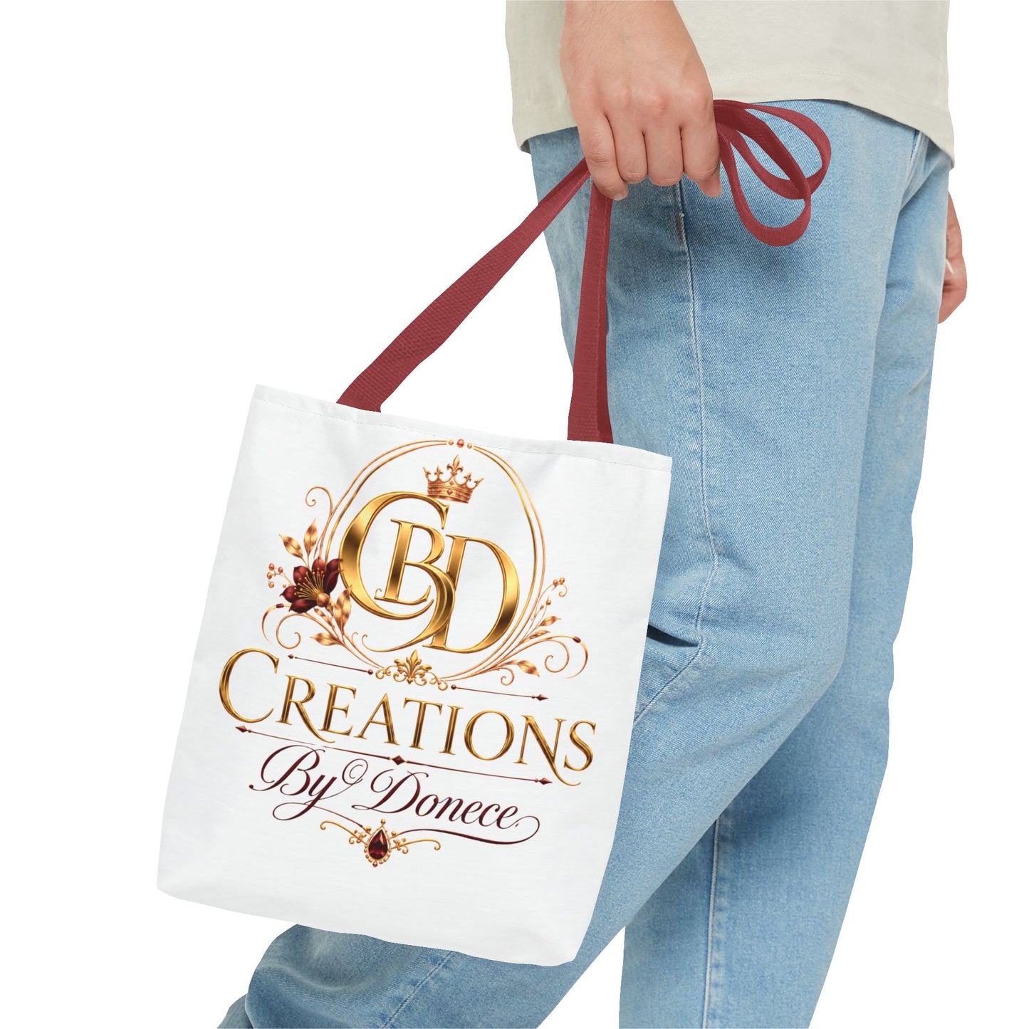 Creations By Donece Logo Tote