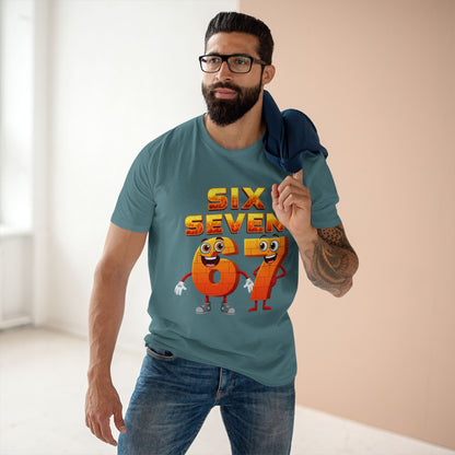 Six Seven 67 Cartoon Tee – Funny Number Graphic T-Shirt