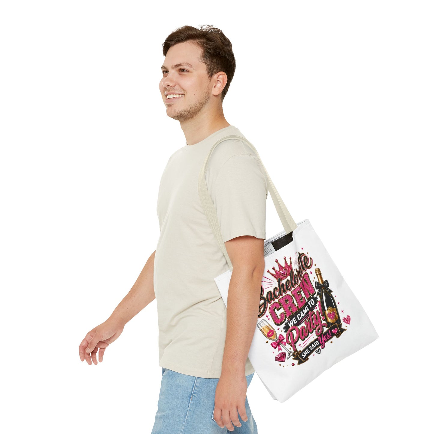 Bachelorette Crew Party Tote Bag — 'We Came to Party' Bridal Shower Gift