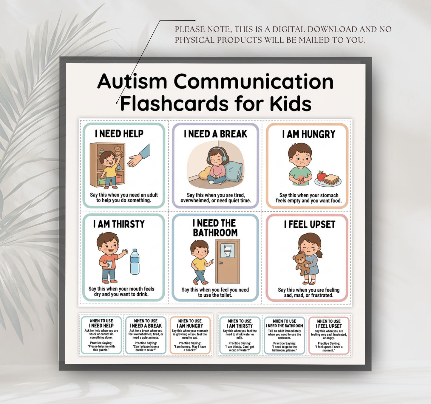 Autism Flashcards Mega Bundle | Printable Communication & Learning Cards PDF for Kids
