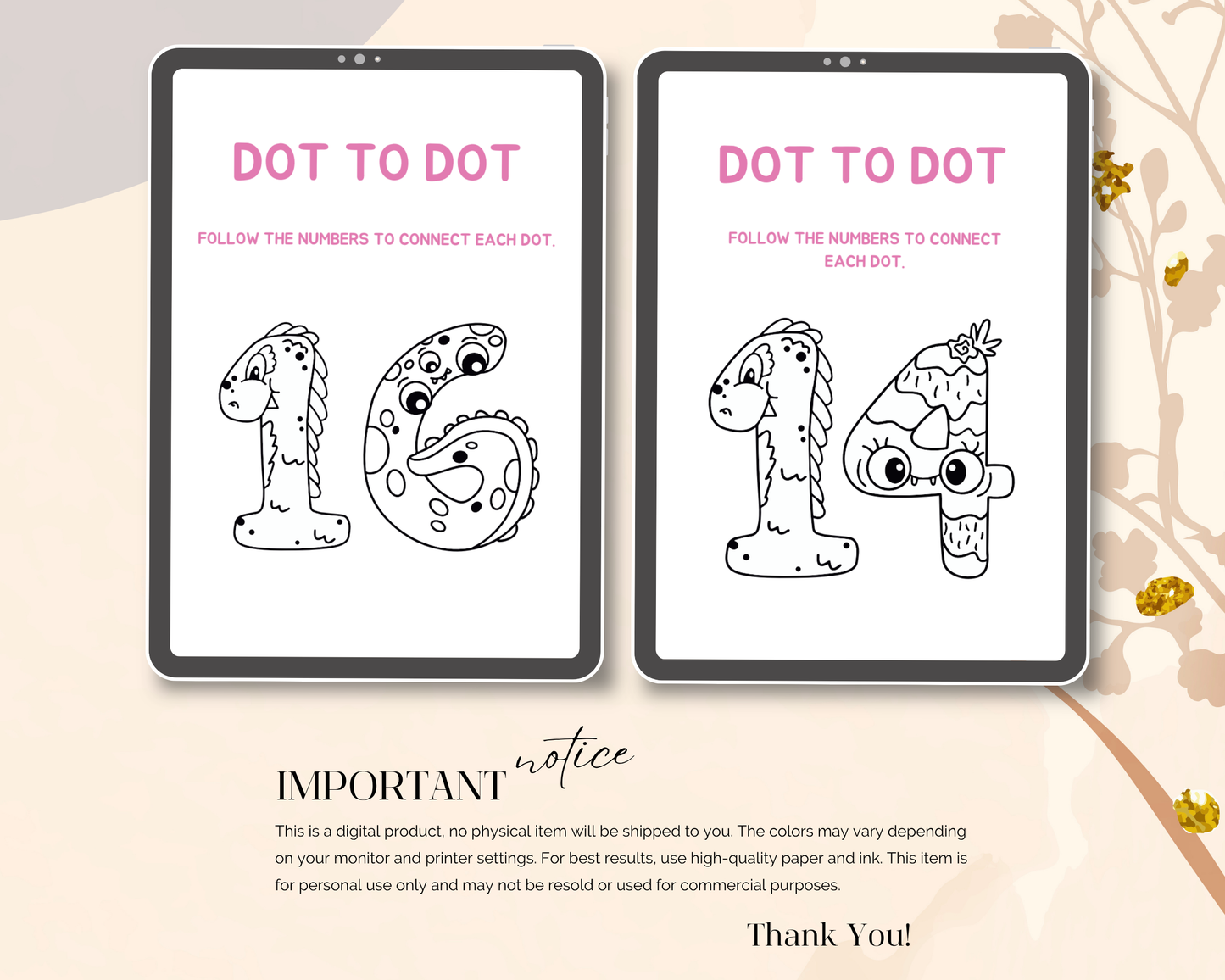 Dot-to-Dot Activity Book for Kids | Printable Connect the Dots Worksheets for Fun Learning