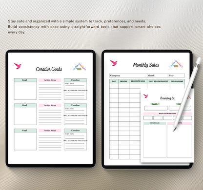 Print on Demand Planner | Ready to Print Planner Pages PDF for POD Business
