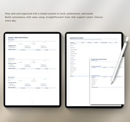 Real Estate Planner | Property Management & Investment Digital Planner
