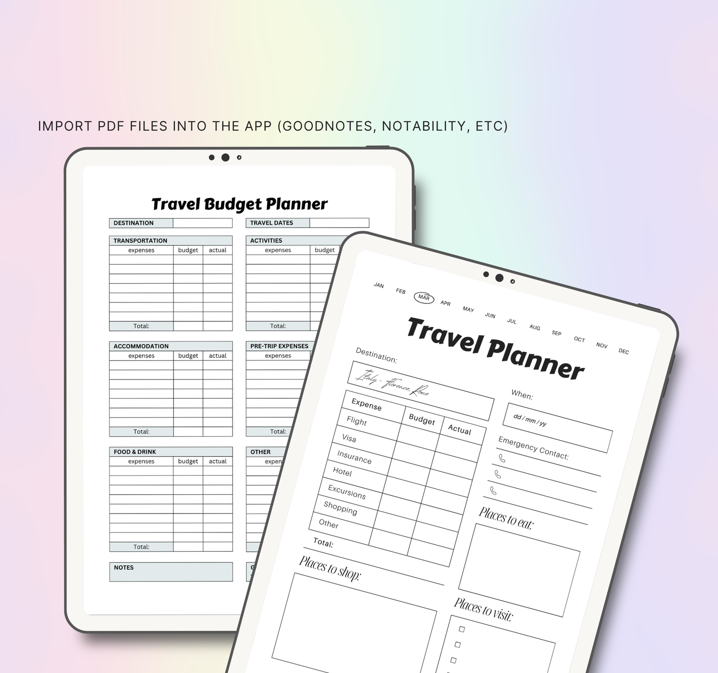 Kids Summer Planner | Printable Daily Activity & Vacation Organizer