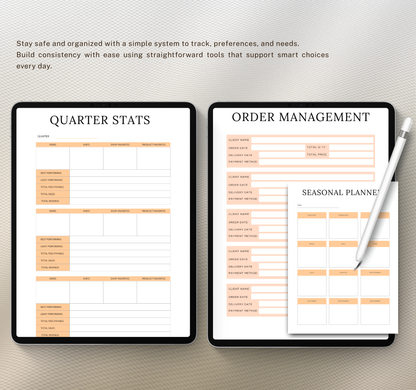 Etsy Seller Planner | Digital Planner PDF for Shop Organization & Sales Tracking