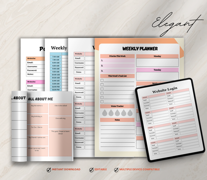 School PLR Bundle | Editable Canva Classroom & Student Resources Templates for Teachers