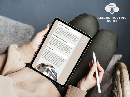 Airbnb Welcome Book | Editable Guest Information & House Manual Template