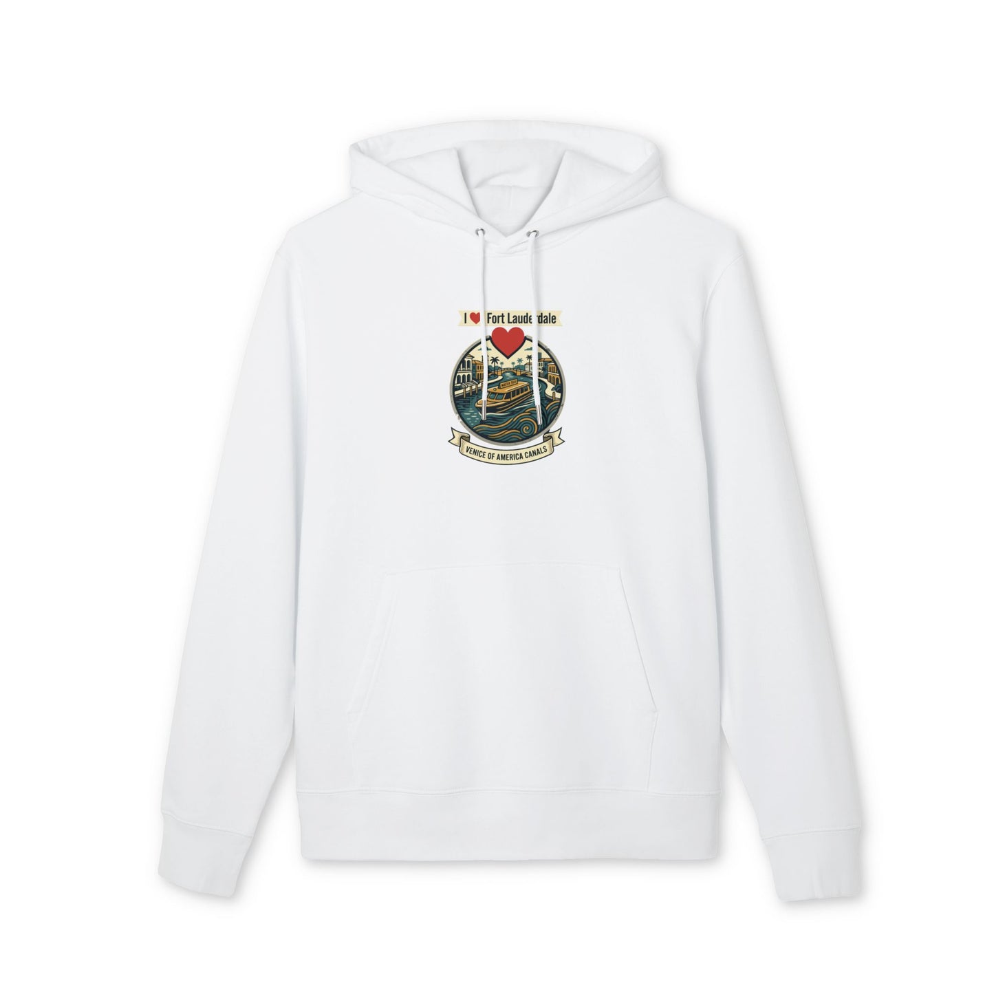 Fort Lauderdale Canal Hoodie — I  Fort Lauderdale Graphic Pullover