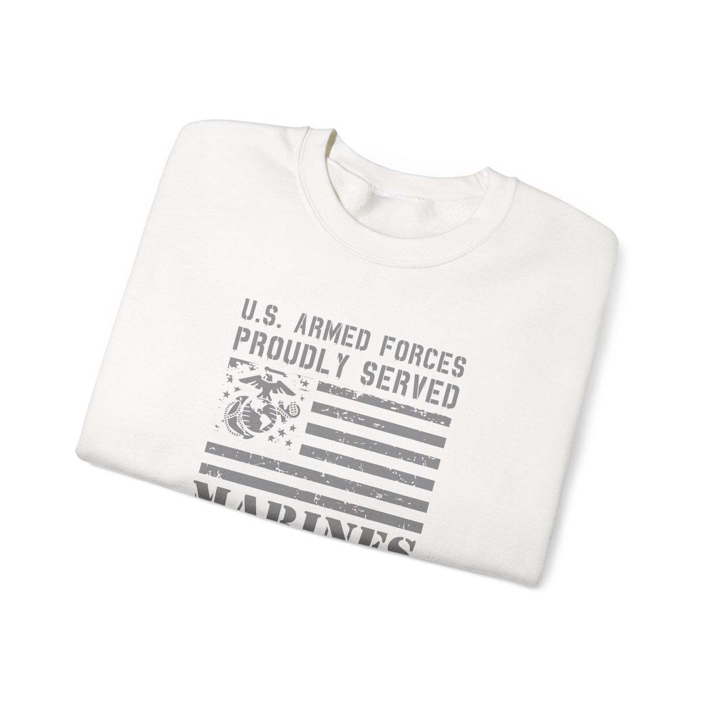 U.S. Armed Forces Proudly Served Marines Sweatshirt