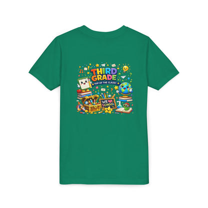 Third Grade Kids Tee — "Third Grade Out of the Classroom" Back-to-School Youth Shirt