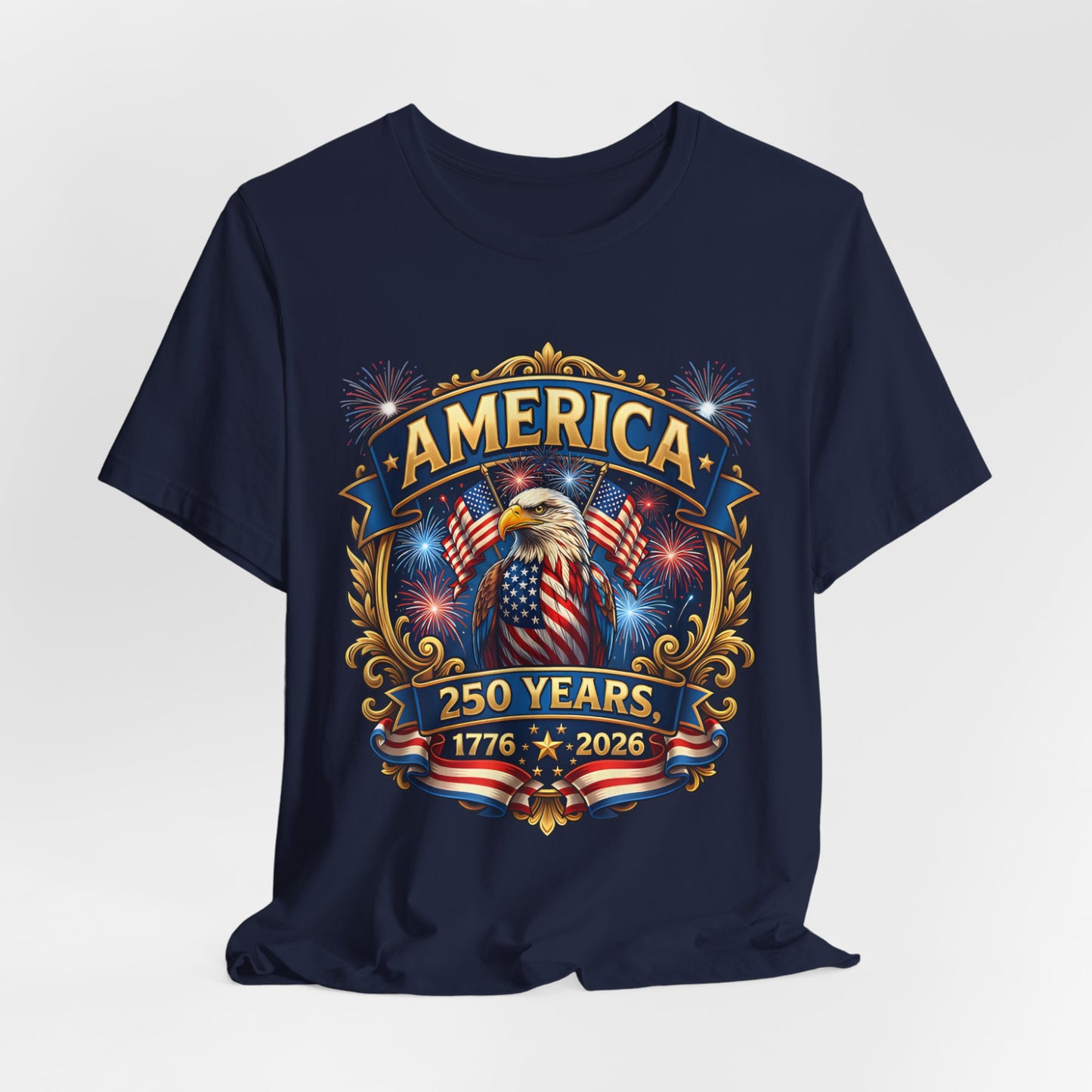 America 250th Anniversary T-Shirt — 1776–2026 Patriotic Eagle Tee