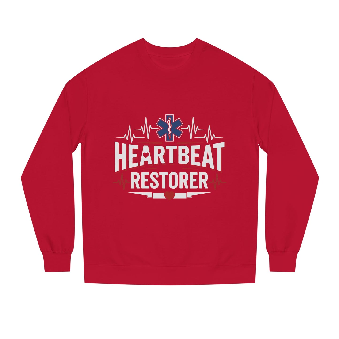 Heartbeat Restorer Sweatshirt — EMS Paramedic Crewneck for First Responders