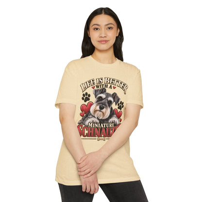 Life Is Better With a Miniature Schnauzer T-Shirt