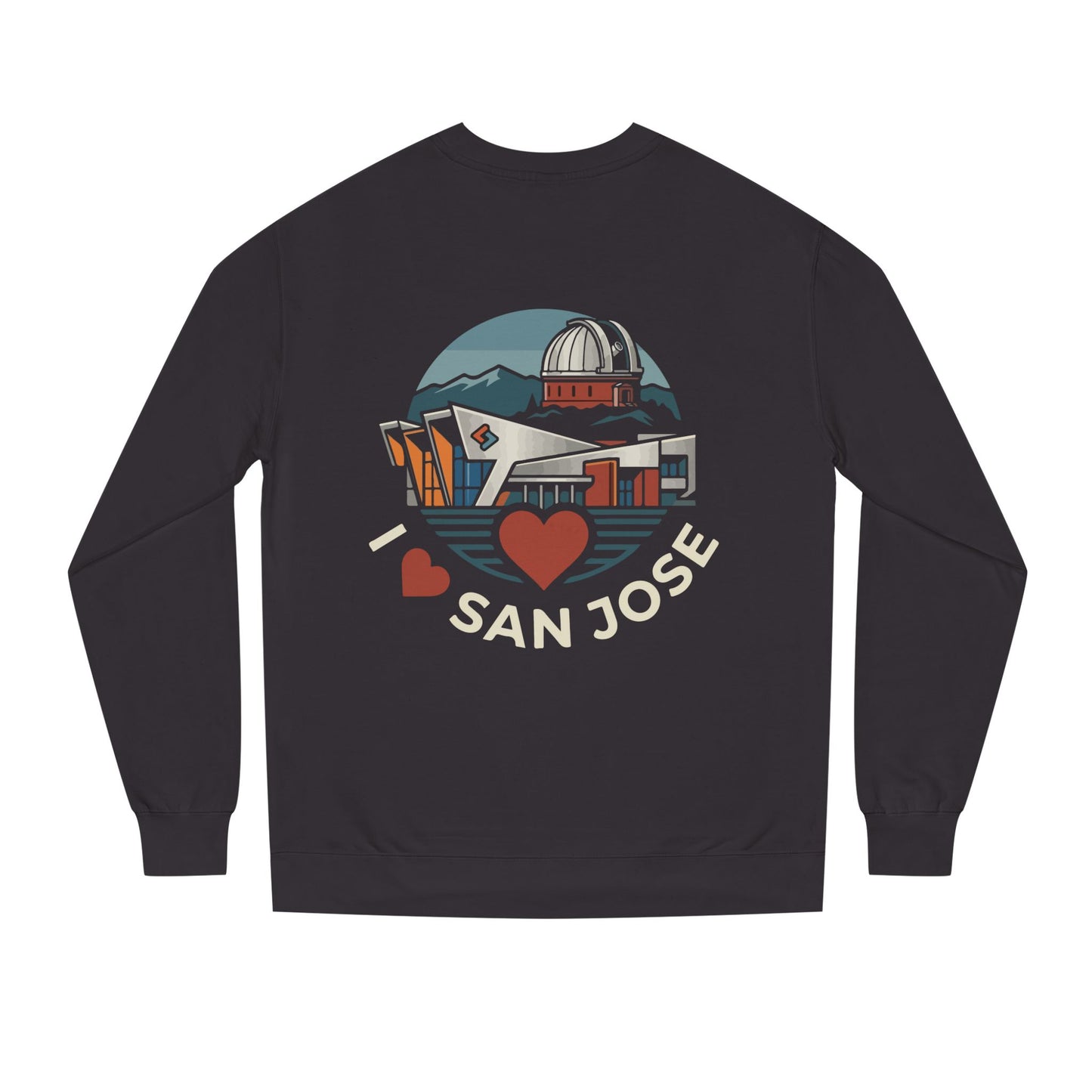 San Jose Heart Crewneck Sweatshirt