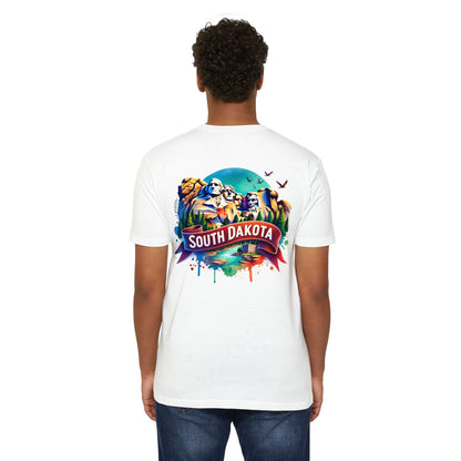 South Dakota Mount Rushmore T-Shirt — Retro Watercolor State Souvenir