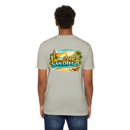 I Love San Diego T-Shirt — Vintage Beach Vacation Tee