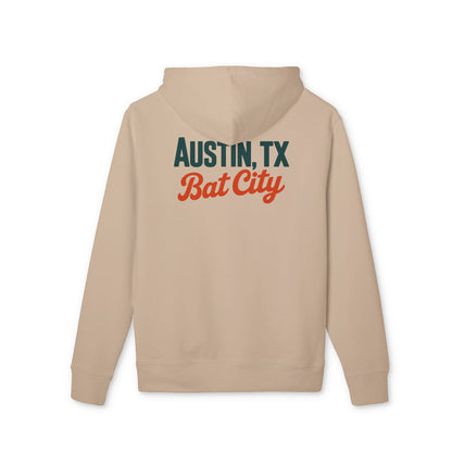 Austin, TX Bat City Hoodie – Retro Script City Pride Pullover